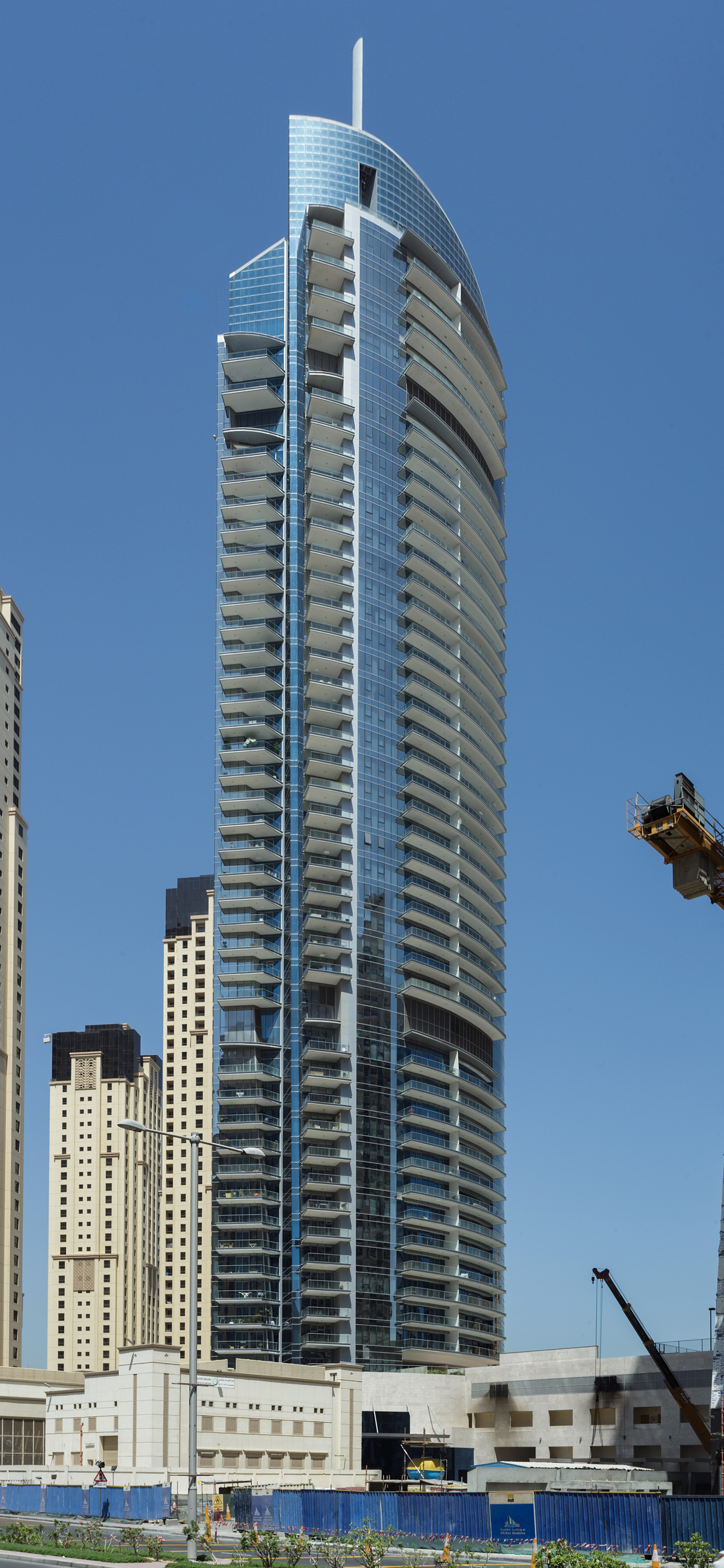 Trident Grand Residence, Dubai - View from the east. © Mathias Beinling